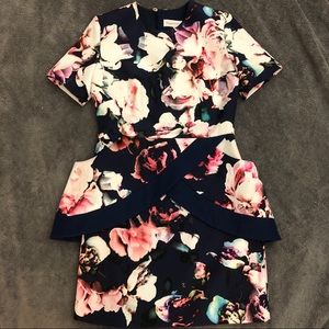 Floral print dress